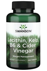Swanson - Lecithin, Kelp, B-6, & Cider Vinegar - 240 tablets - Nutri.se